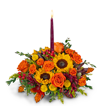 Sunny Goldenrod Centerpiece