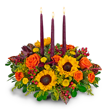 Goldenrod Glow Centerpiece