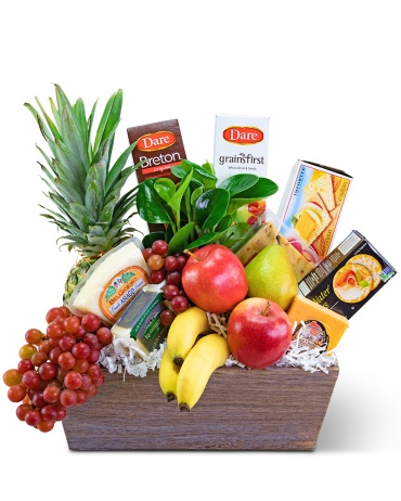 Classic Fruit and Cheese Basket