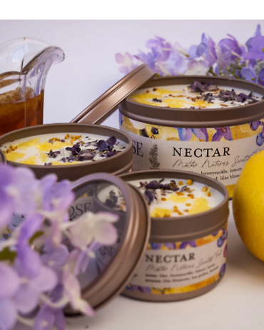 Ash & Rose Candle NECTAR Lilac Lemon Honey